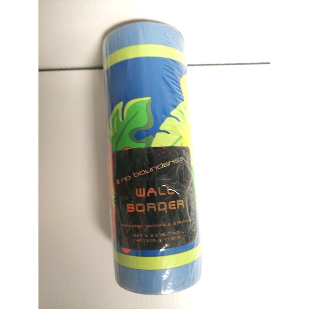 No Boundaries Tropic Topic Wallpaper Border 15" x 6.875" Prepasted #7050905